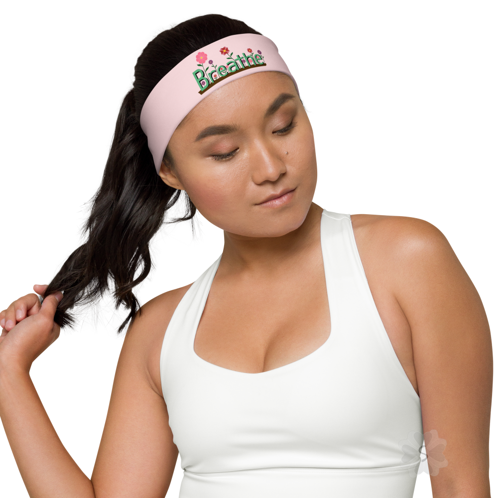 ’Breathe’ With Flowers - Headband