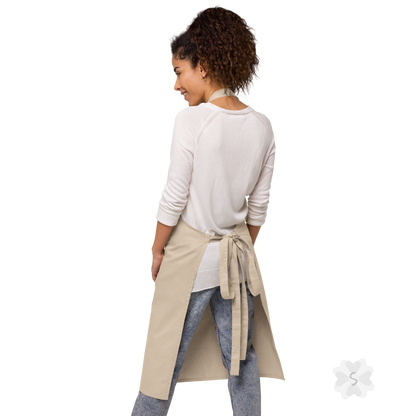 ’Breathe’ With Flowers - Organic Cotton Apron