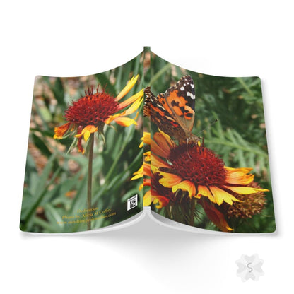 Butterfly & Flower Softcover Journal Journals