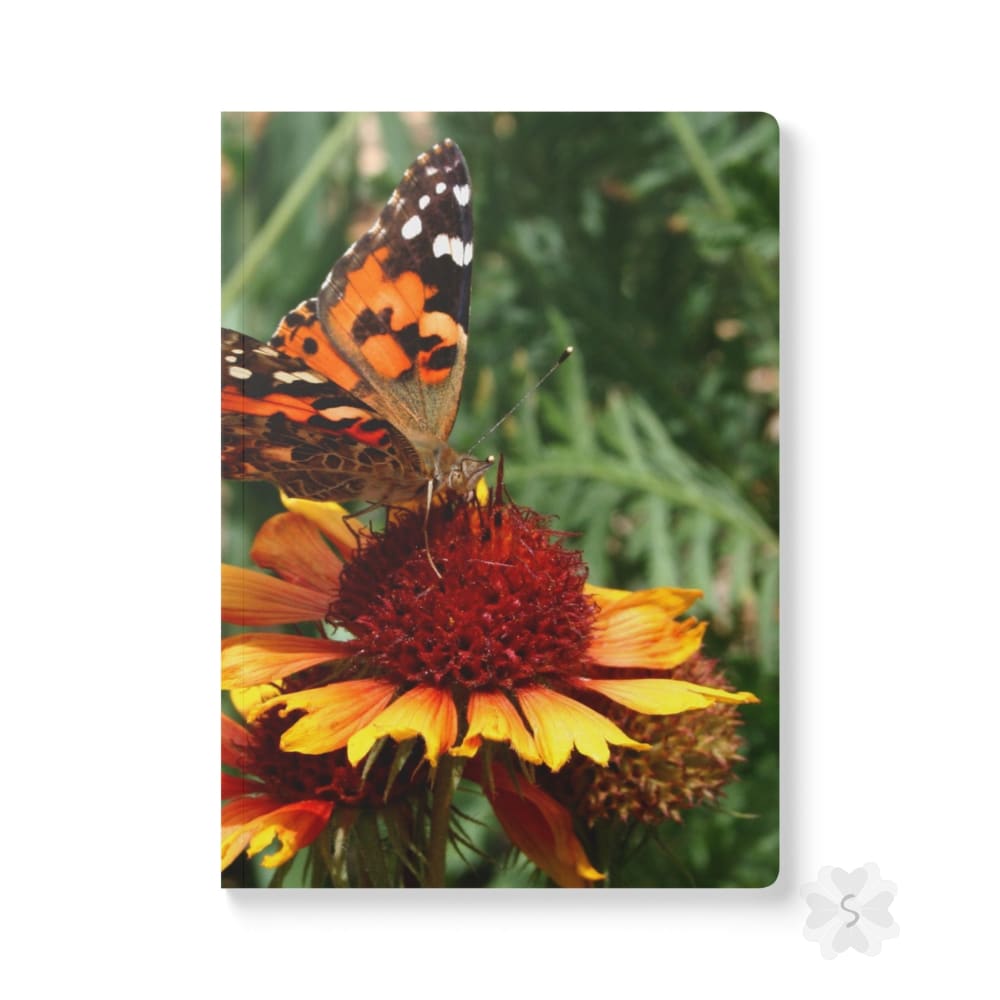 Butterfly & Flower Softcover Journal Journals