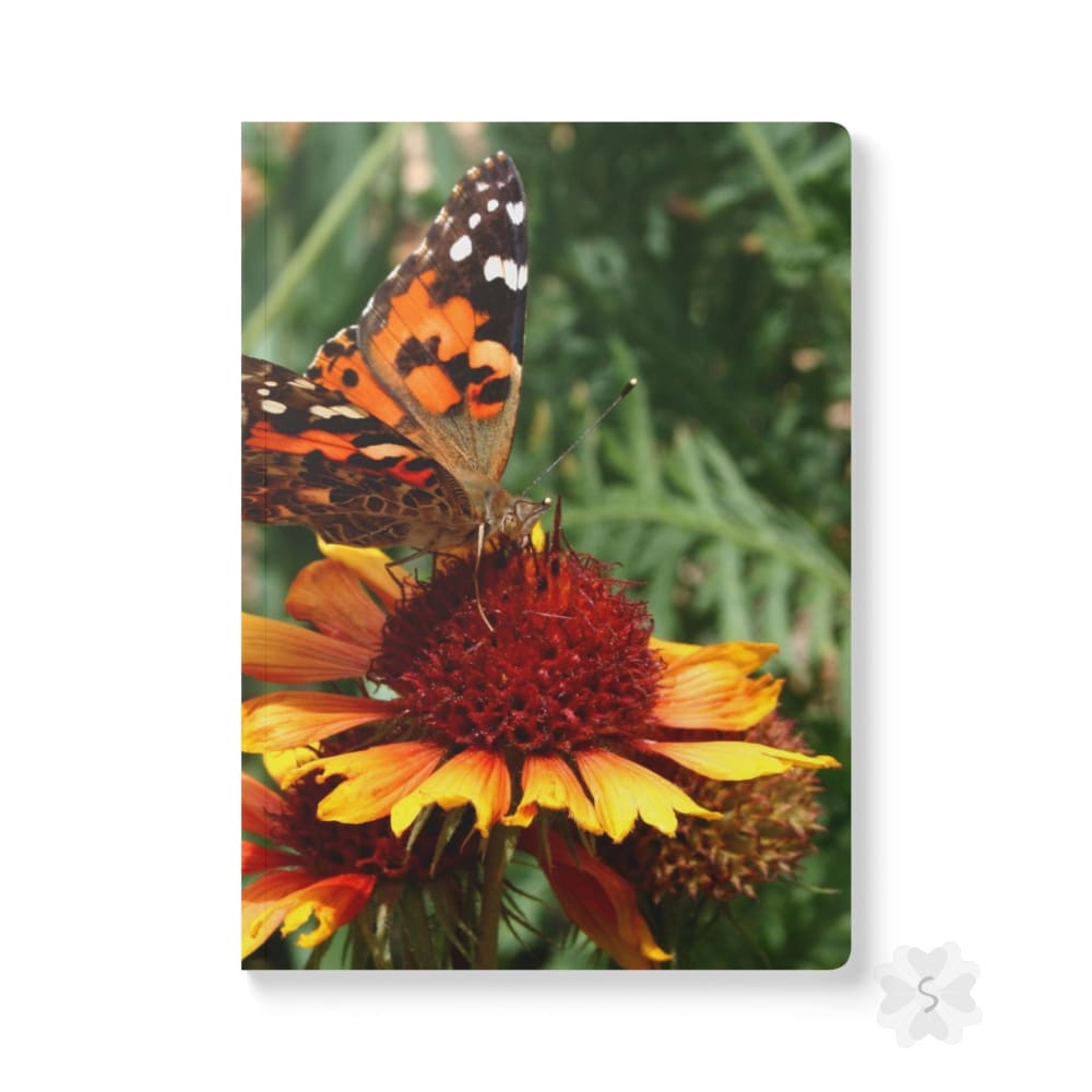 Butterfly & Flower Softcover Journal Journals