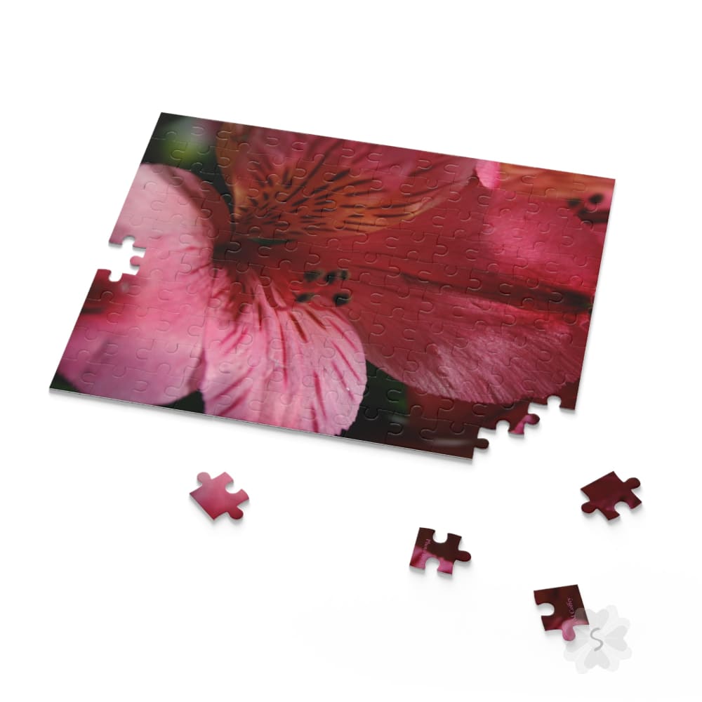 Pink Floral Puzzle - 2 Piece Options