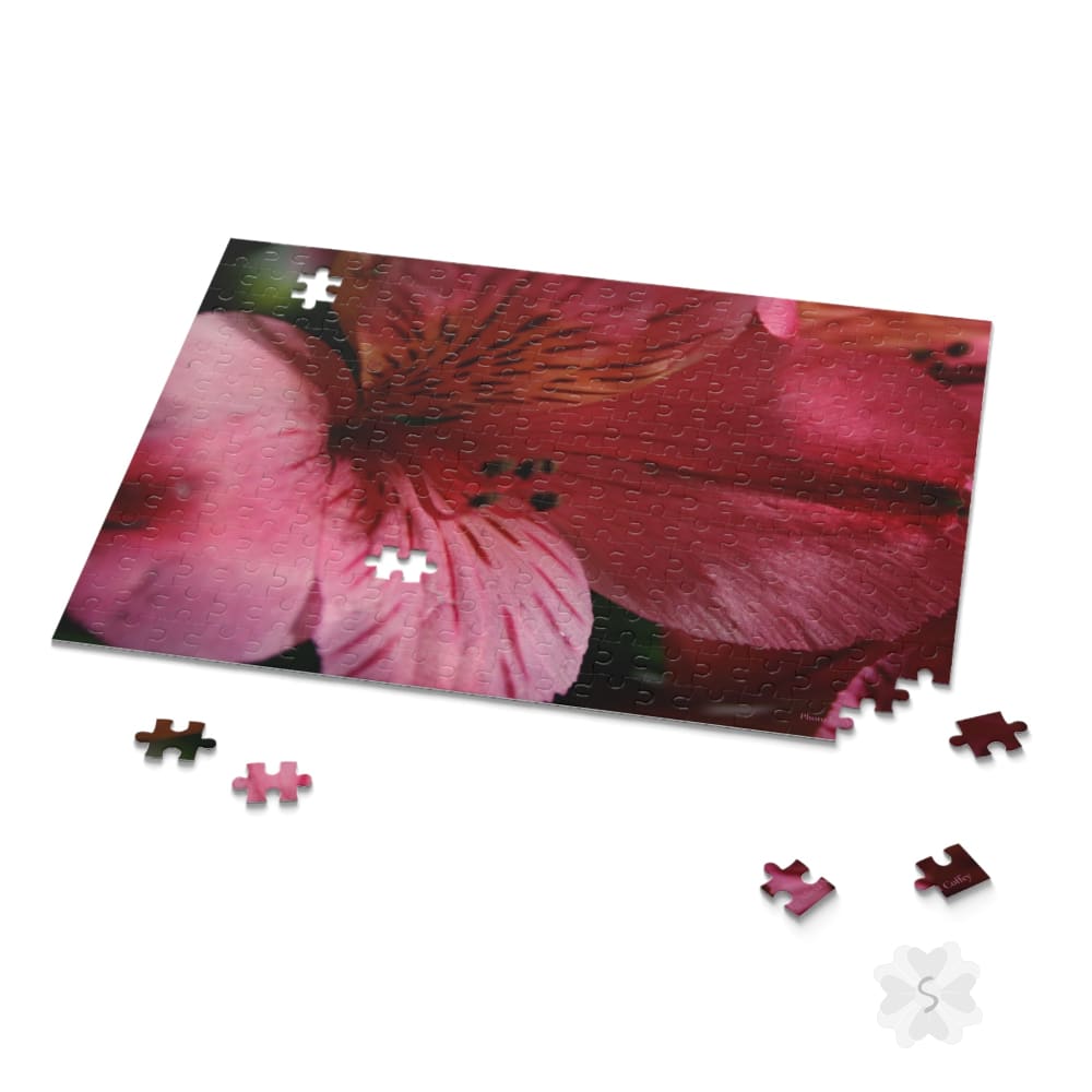 Pink Floral Puzzle - 2 Piece Options