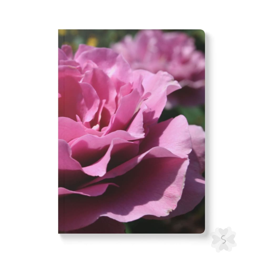 Pink Rose Softcover Journal Journals