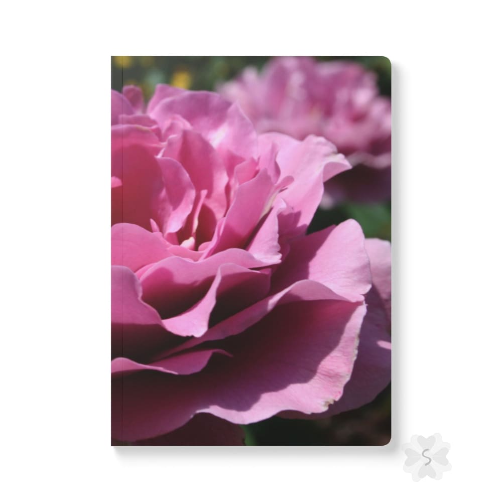 Pink Rose Softcover Journal Journals