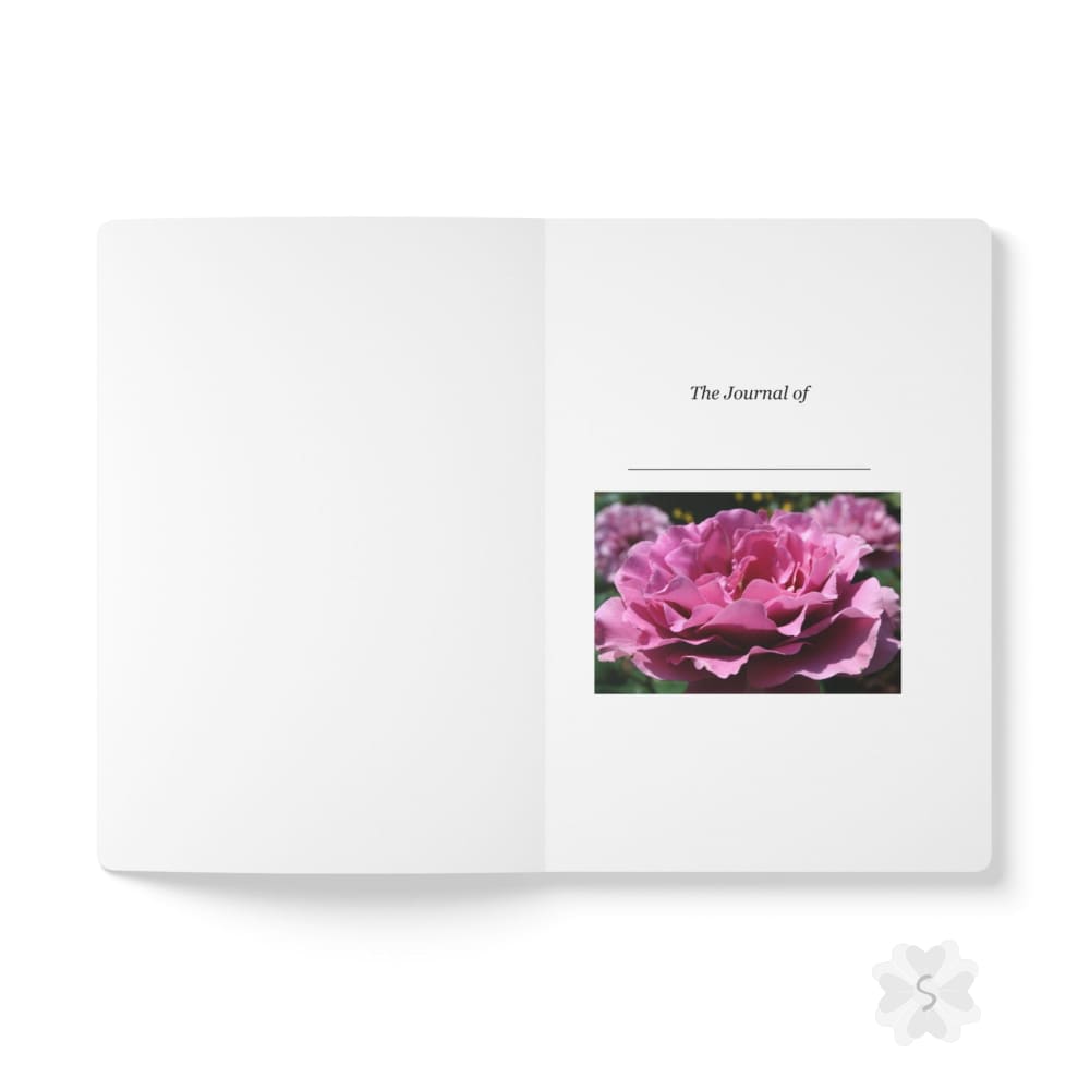 Pink Rose Softcover Journal Journals