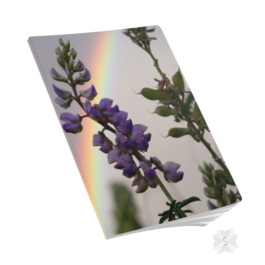 Rainbow & Flower Softcover Journal 100 Pages (50 Sheets) Journals