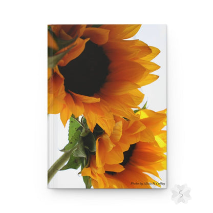 Sunflower Hardcover Journal Journals