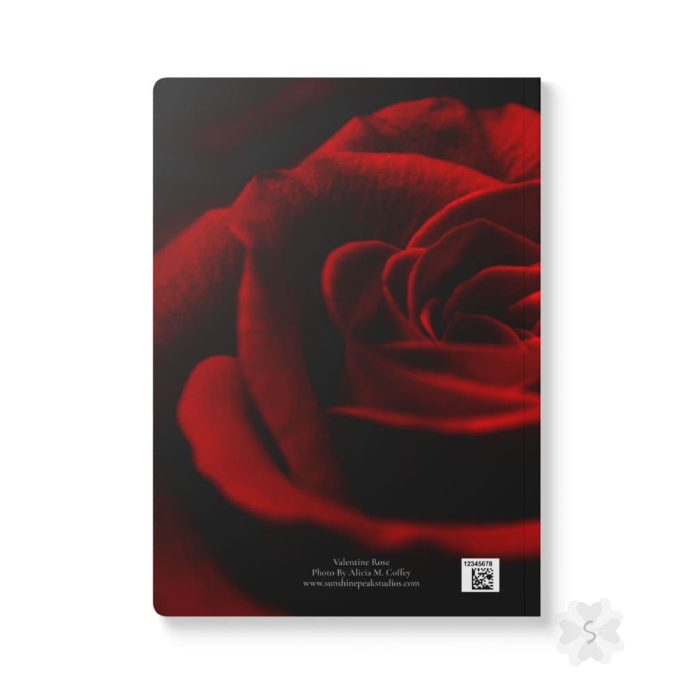 Valentine Rose Softcover Journal Journals